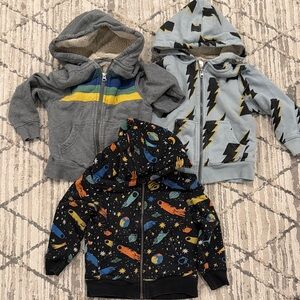Three Hanna Andersson Kids' Hoodies